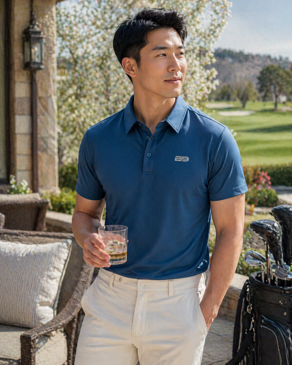 Blue Steel Performance Polo