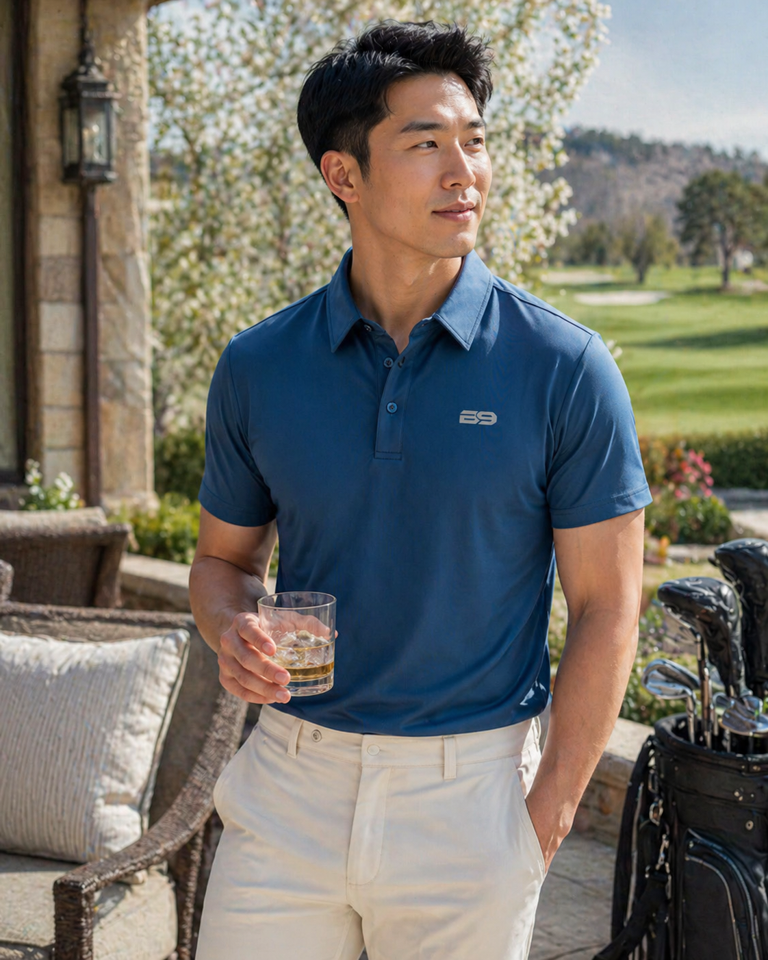 Blue Steel Performance Polo