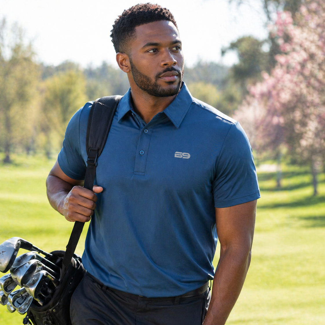 Blue Steel Performance Polo