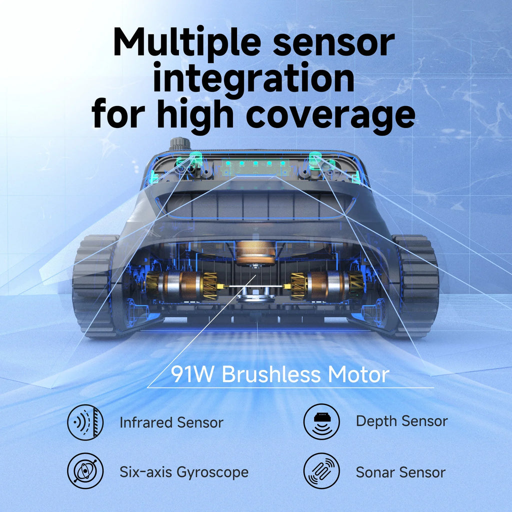WYBOT S2 High-end Cordless Robotic Pool Cleaner