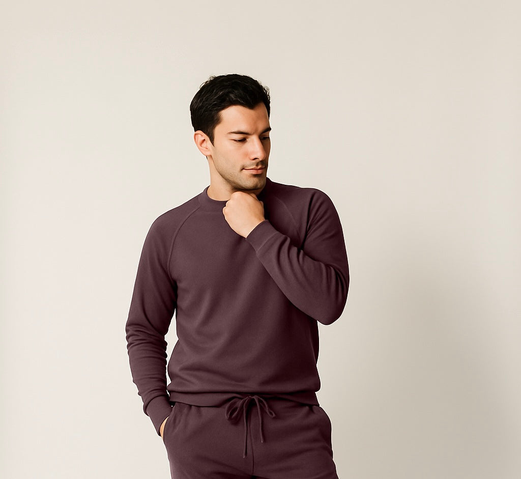 Men's The Ease Pullover - Chestnut