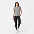 Kenzi Grey Short Sleeve Crew