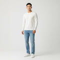Mason White Long Sleeve Crew