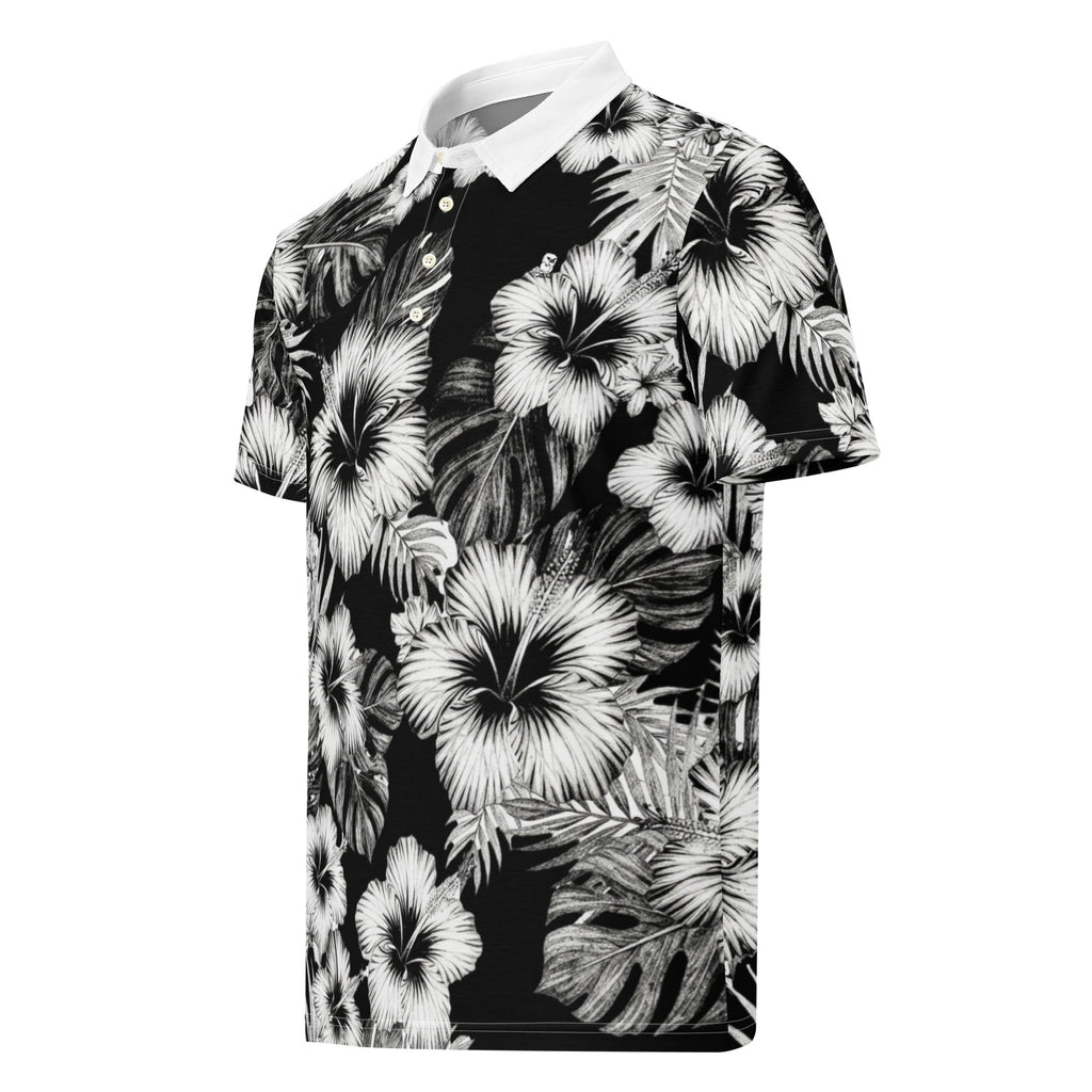 Midnight: Hawaiian Hibiscus | Polo Shirt (slim fit)