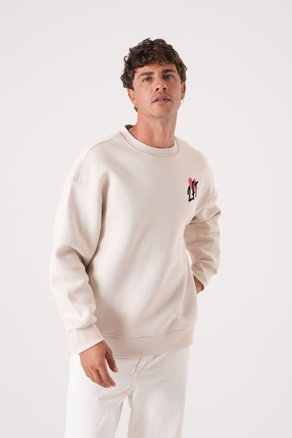 Unisex Oversized Mona Lisa Sweatshirt