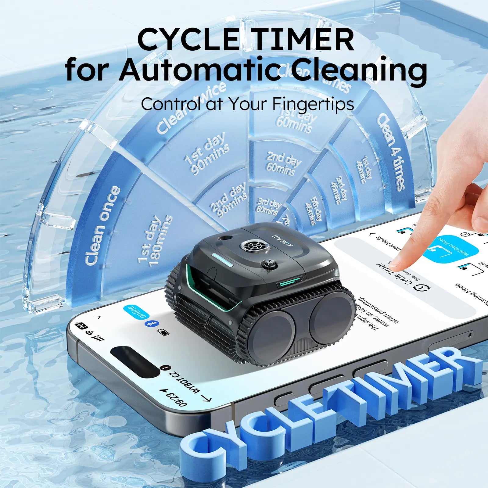 (2026 Upgrade) WYBOT C2 Cordless Robotic Pool Cleaner