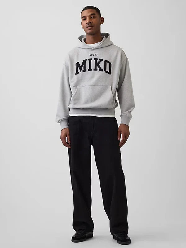 Young Miko Adult Heavyweight Logo Hoodie