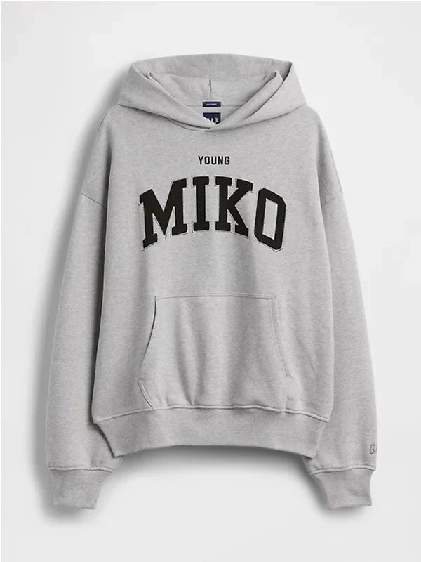 Young Miko Adult Heavyweight Logo Hoodie