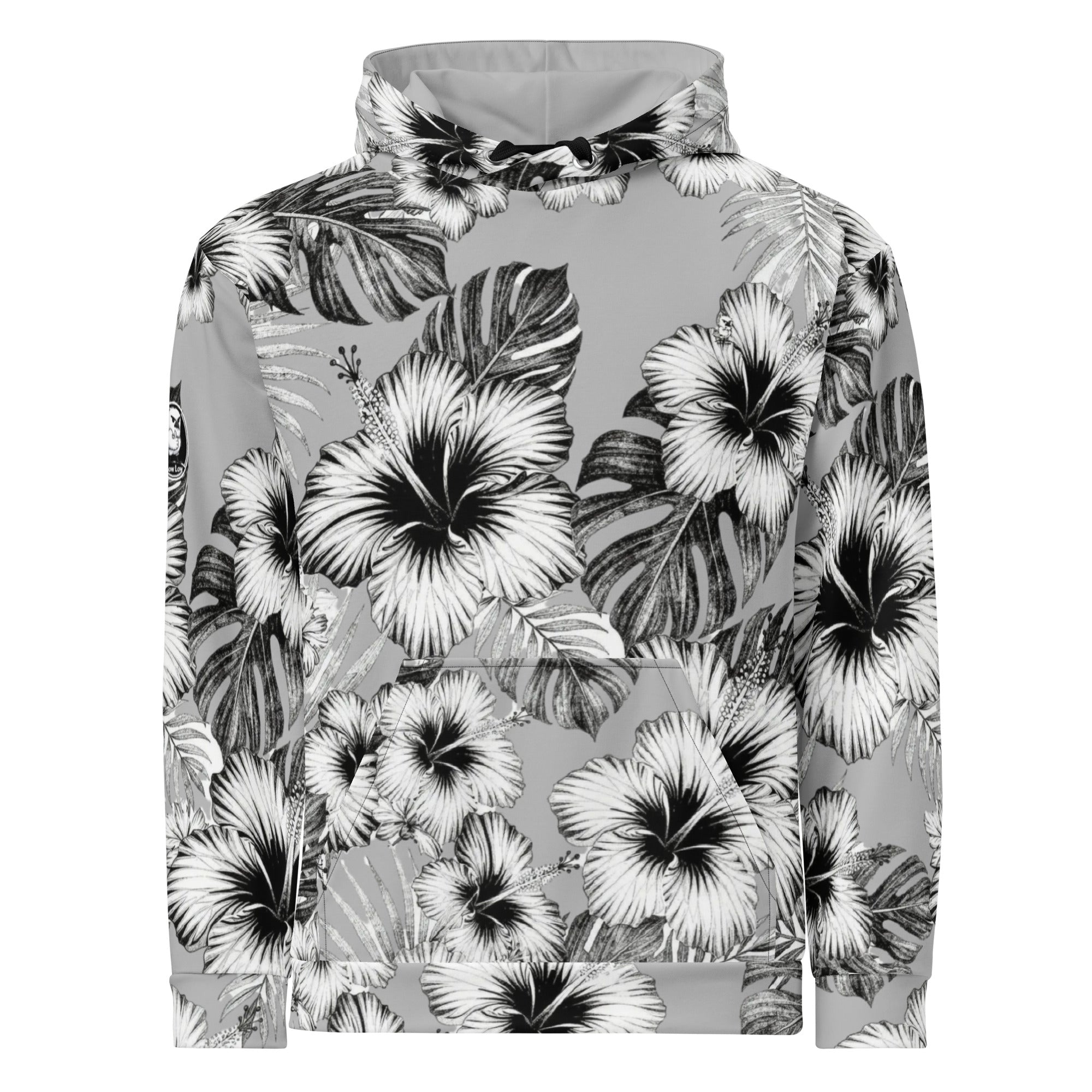 Patikil Hawaiian Hibiscus Golf Hoodie - Premium Brushed Fleece