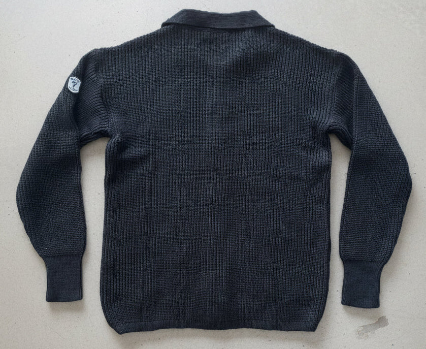 Seacliff button Long Sleeve (Raven Black)