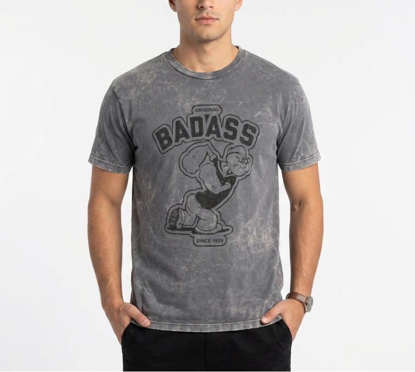 BADASS Organic Tee (Mineral)