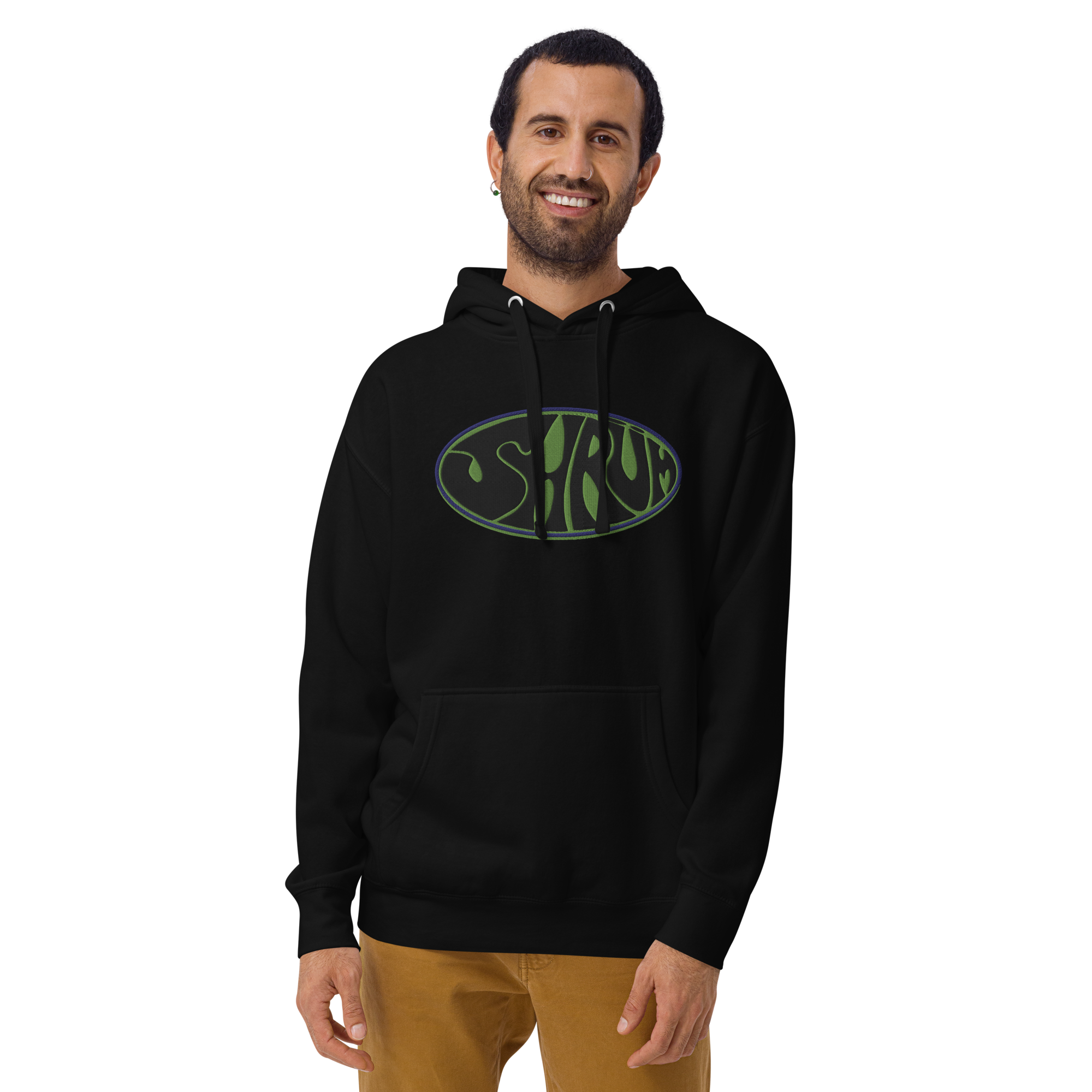 SHRÜM "Logo" Embroidered Pullover Hoodie