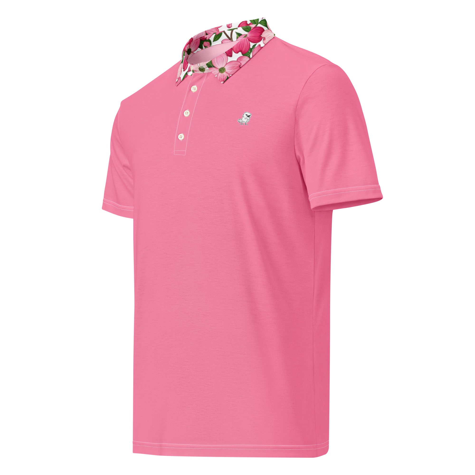 Low Low: Pink Dogwood Trim | Polo Shirt (slim fit)