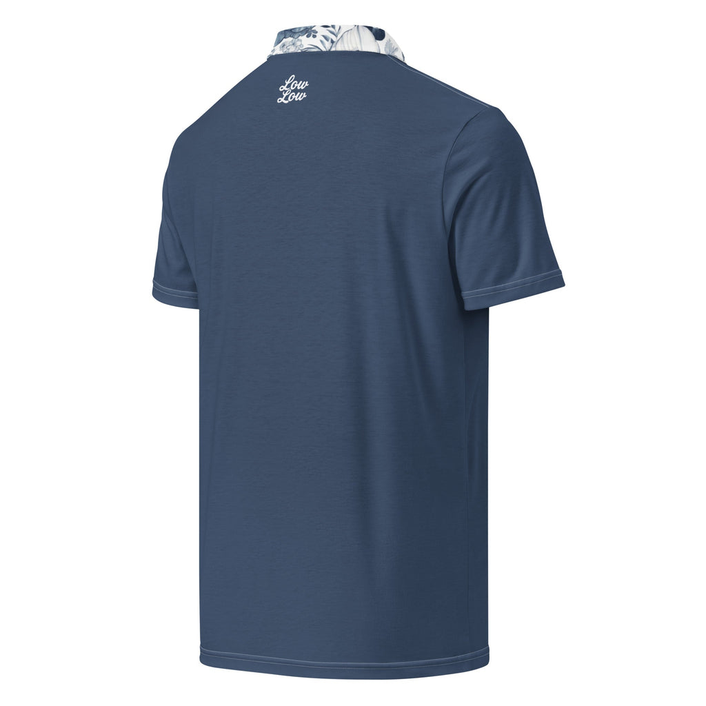 Low Low: Midnight Blues Trim | Polo Shirt