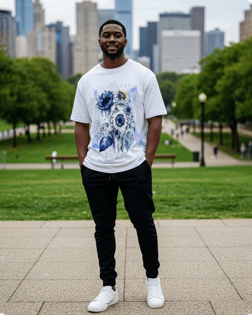 G West Sunflower 2.0 Oversized Men's T-Shirt